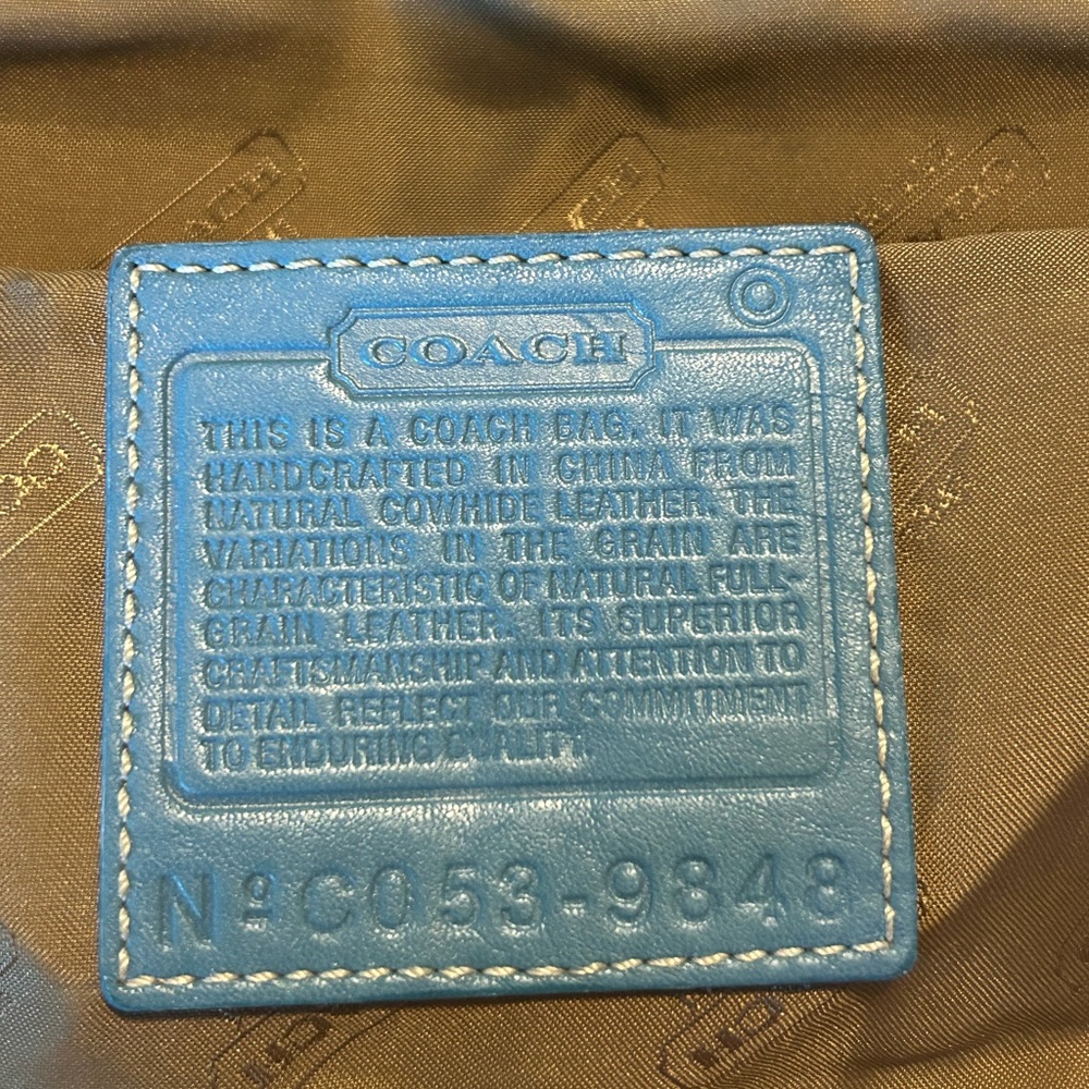 COACH Y2K ‘05 Hampton Demi Messenger Flap Convertible Strap X Body/Shoulder Bag - Picture 13 of 13